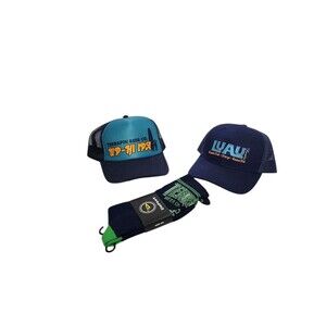 Terrapin Brewery 3 Lot Up-Hi IPA Krunkles LUAU Trucker Snapback Hats Socks Pair
